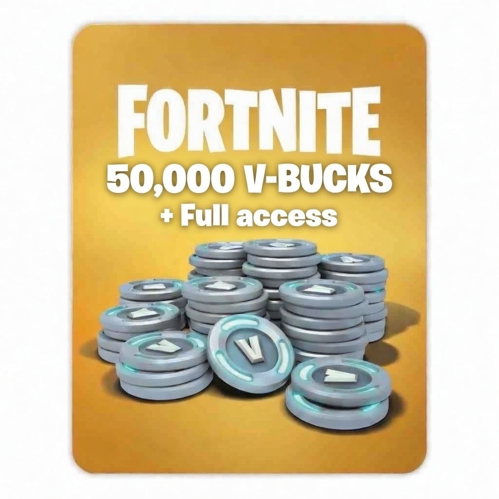 FORTNITE (50,000 V-Bucks + Full Access)