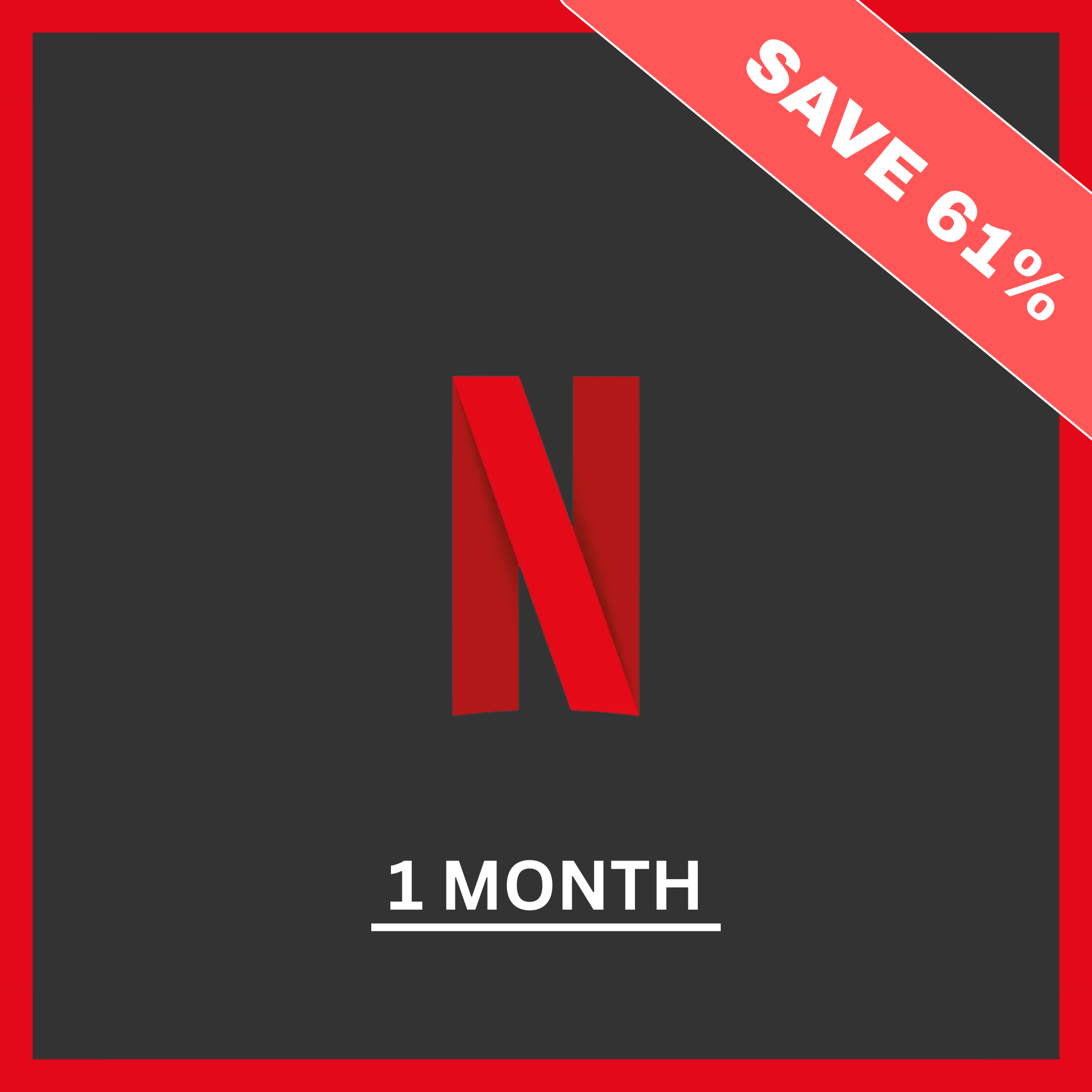 NETFLIX (1 month)