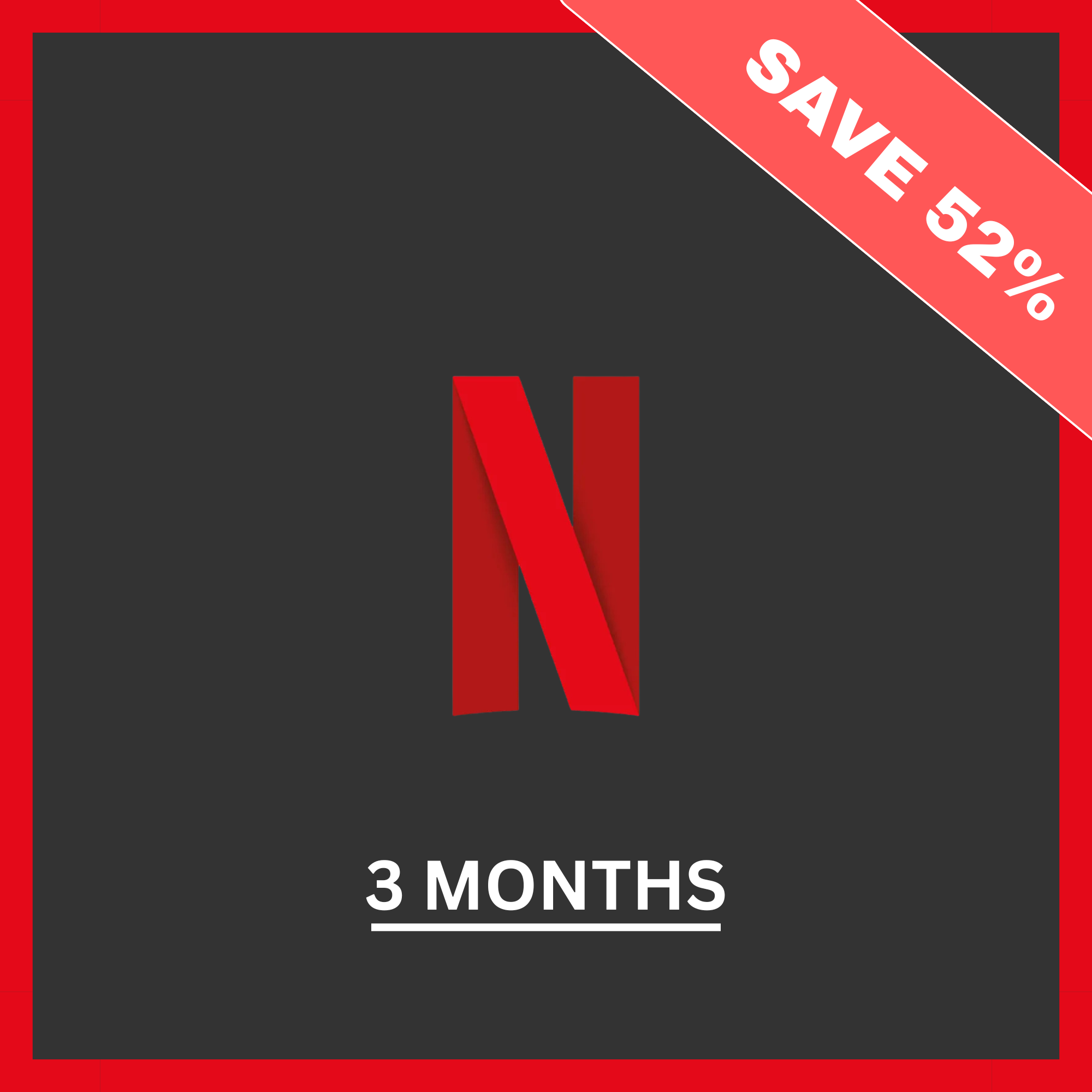 NETFLIX (3 months)