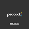 (6 months) Peacock TV Premium