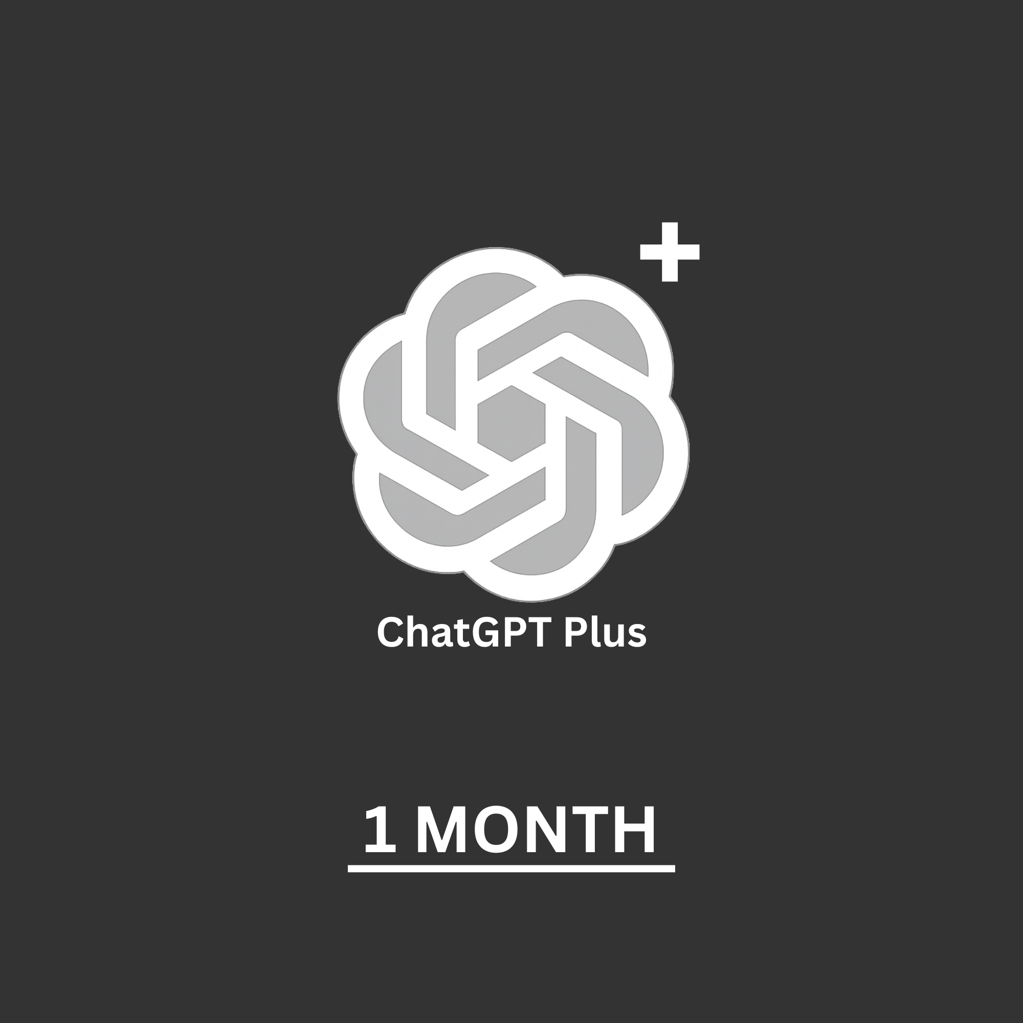 (1 month) chatGPT Plus
