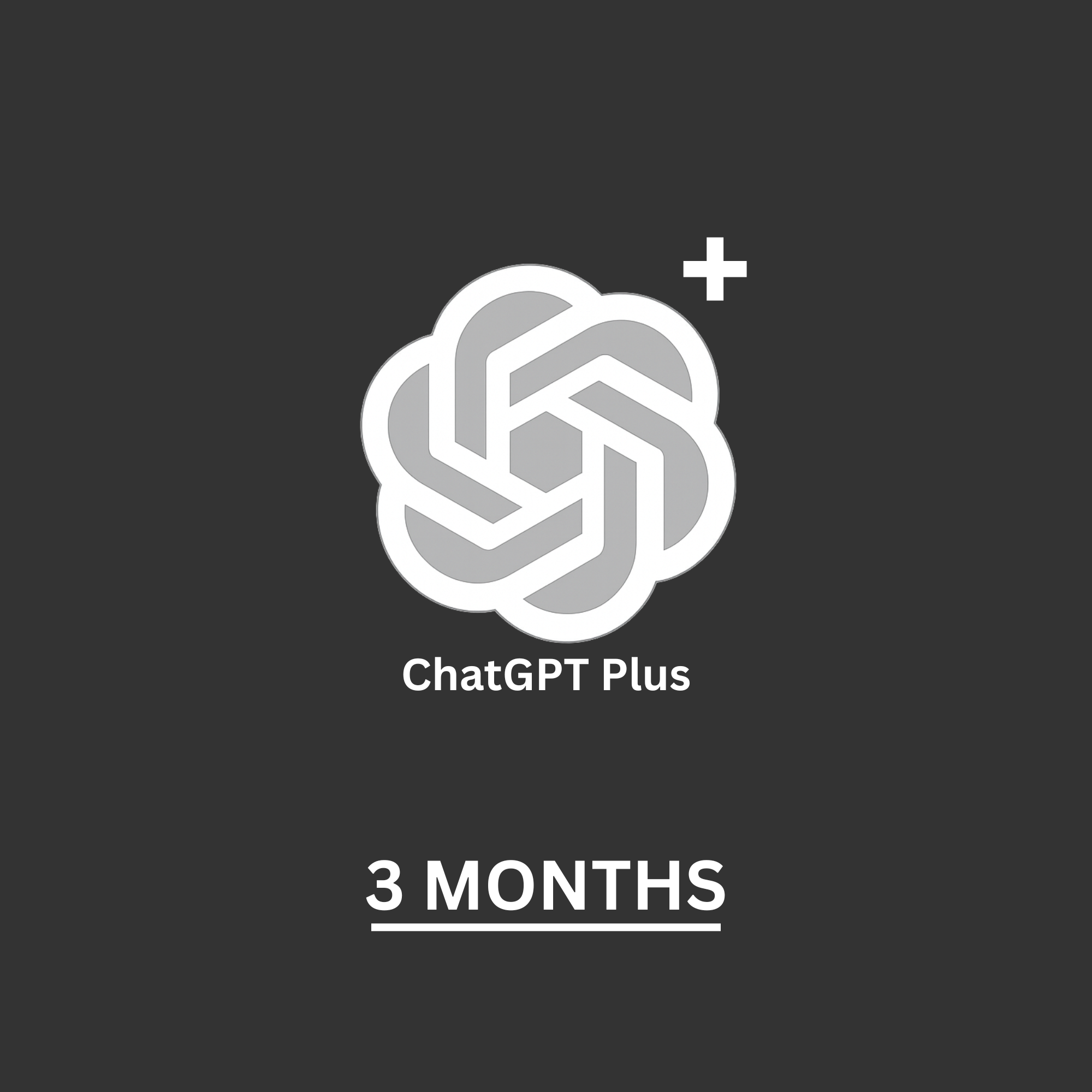 (3 months) chatGPT Plus